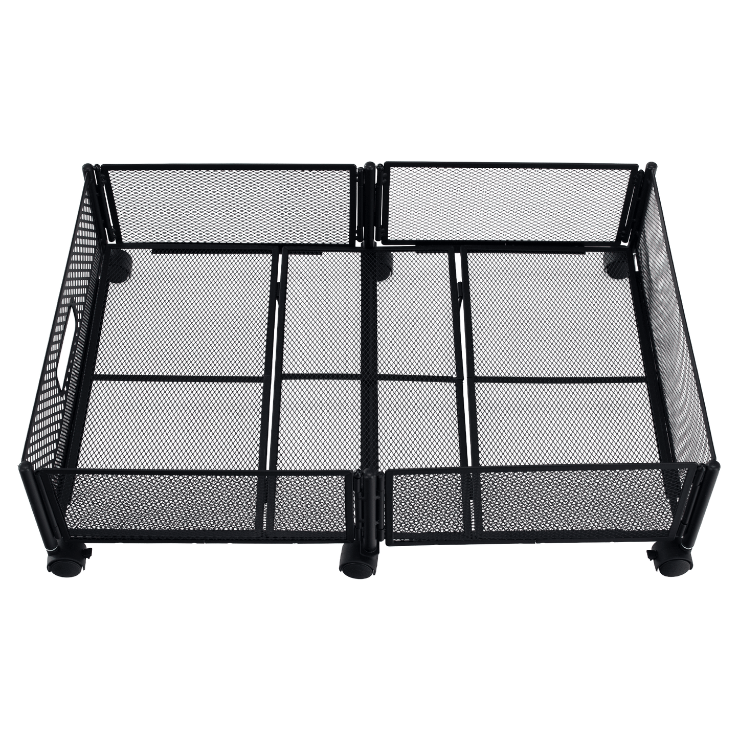 Organizator sub pat cu roţi, negru, TOMKO TYP 1