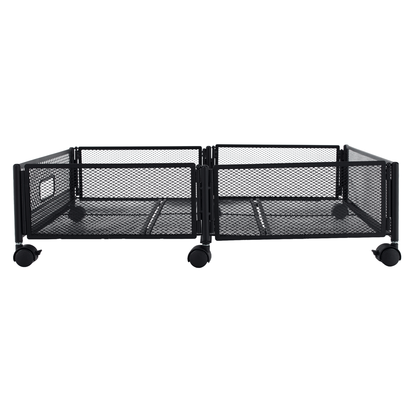Organizator sub pat cu roţi, negru, TOMKO TYP 1