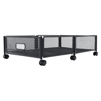 Organizator sub pat cu roţi, negru, TOMKO TYP 1