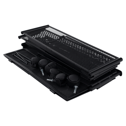 Organizator sub pat cu roţi, negru, TOMKO TYP 1