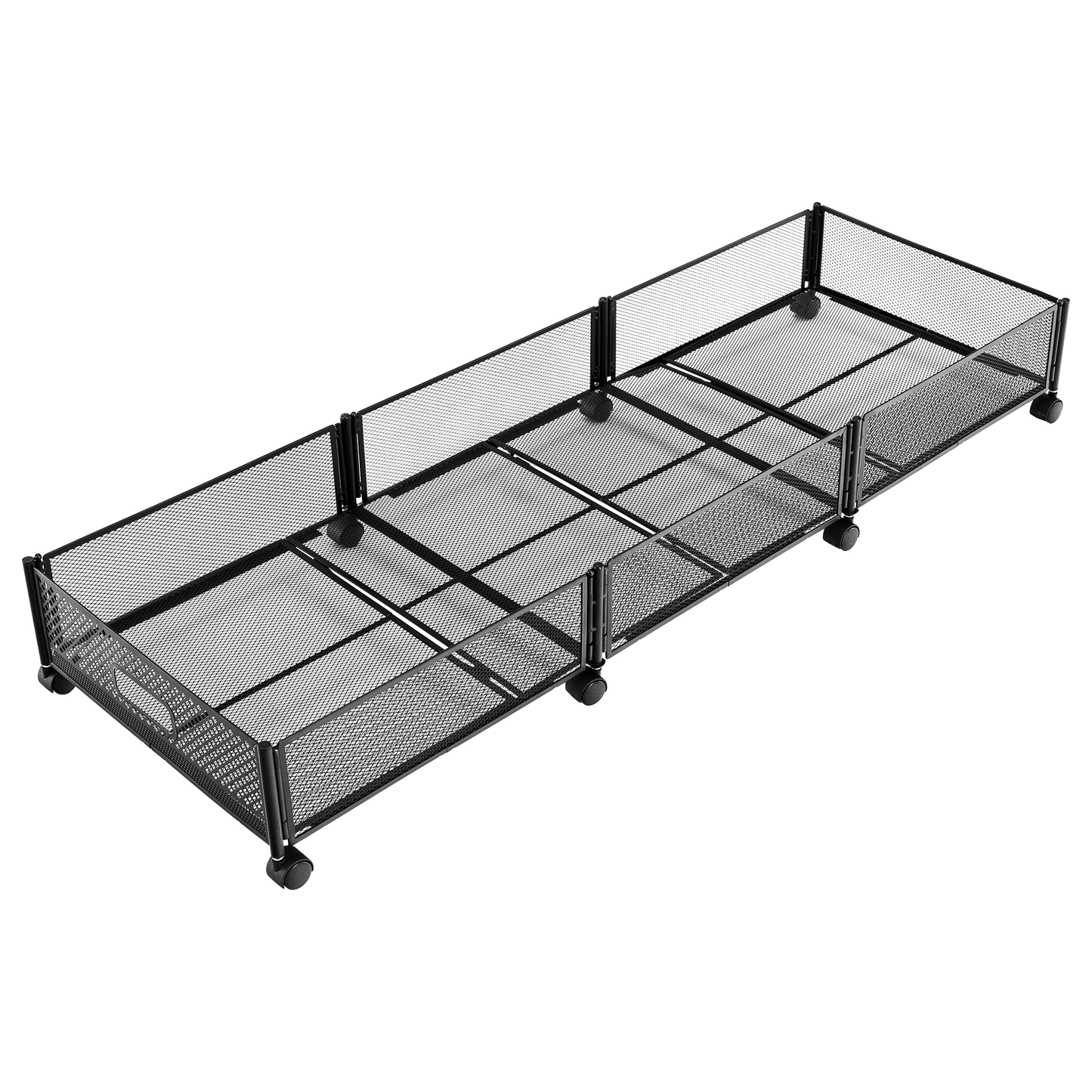 Organizator sub pat cu roţi, negru, TOMKO TYP 2