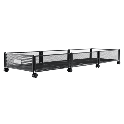 Organizator sub pat cu roţi, negru, TOMKO TYP 2