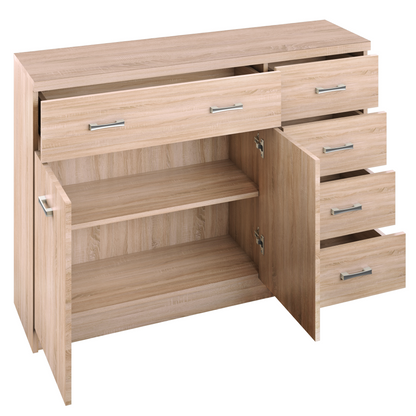 Comodă 2D5S, stejar Sonoma, TOPTY TIP 22