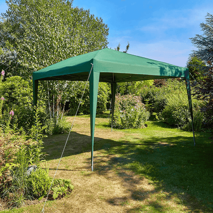 Pavilion de grădină pliabil, verde, 2x2 m, TREKAN TIP 1