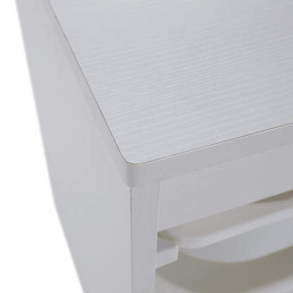 Organizator cu cutii de depozitare, alb, TRIMAL