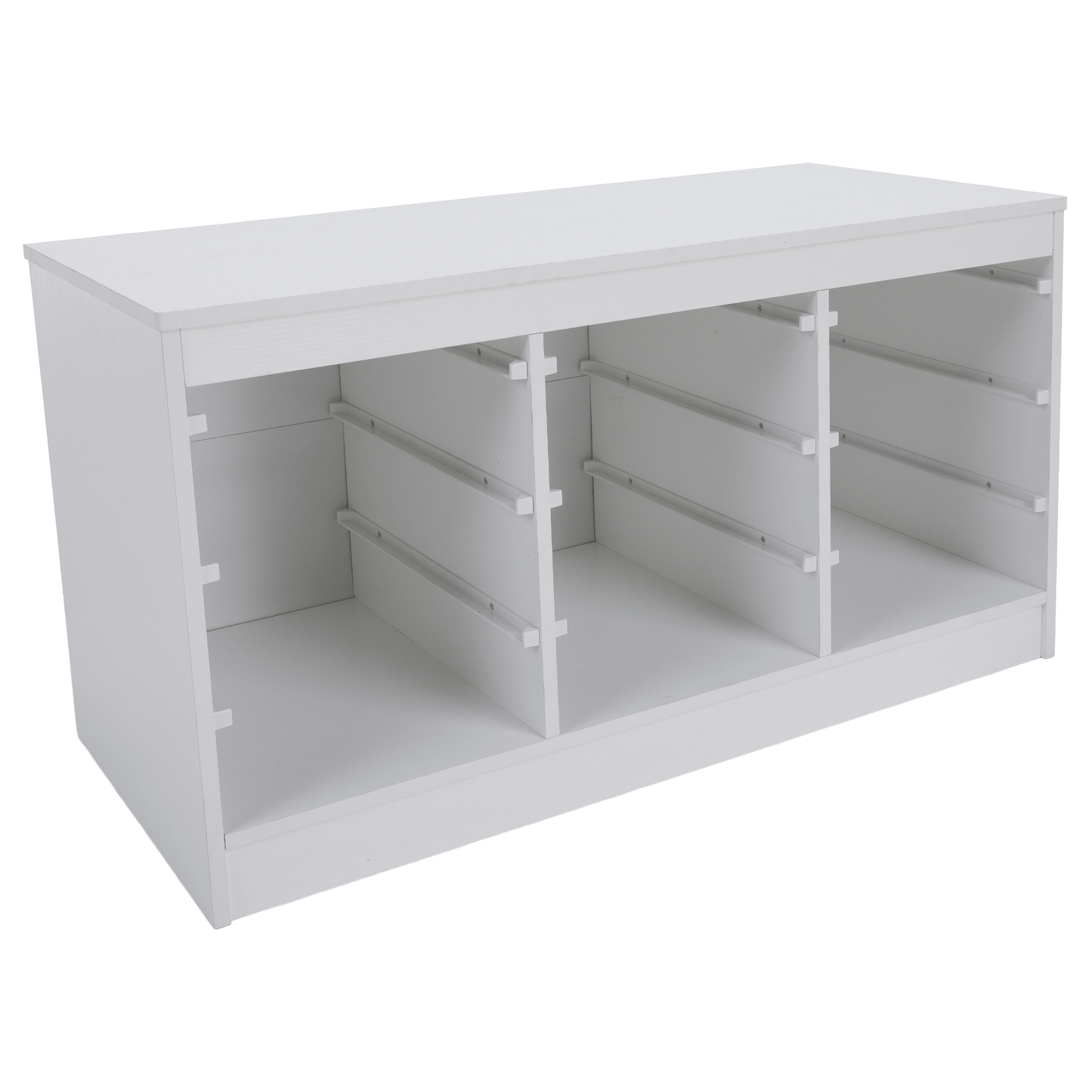 Organizator cu cutii de depozitare, alb, TRIMAL