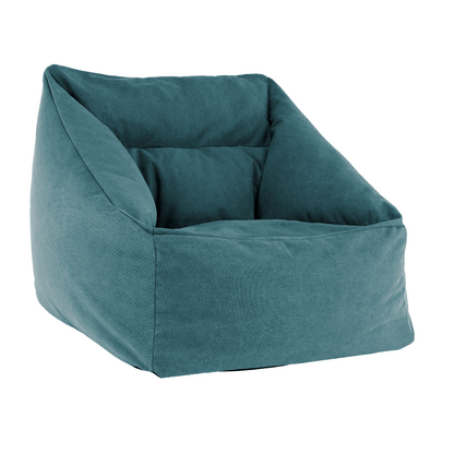 Fotoliu tip sac, material textil verde, URASON