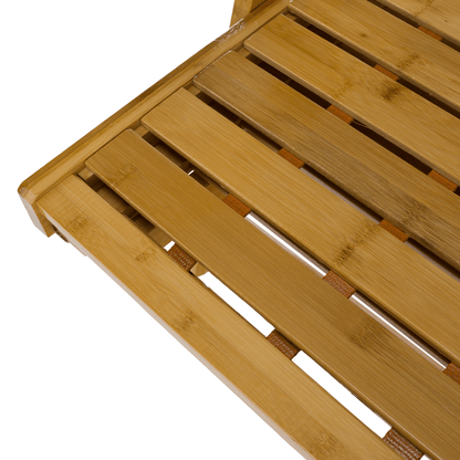 Scaun de grădină, natural, bambus, URSEL