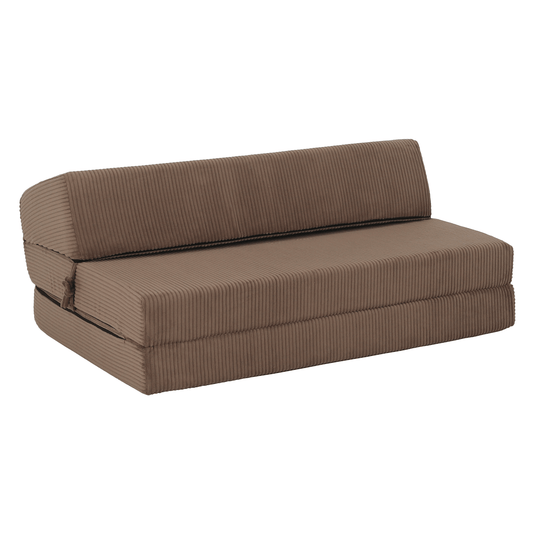Saltea pliabilă/fotoliu extensibil, 2 in 1, maro deschis, VEDIS