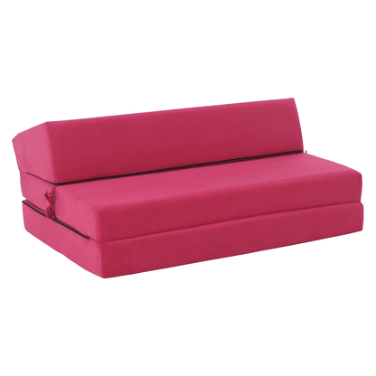 Saltea pliabilă/fotoliu extensibil, 2 in 1, roz magenta, VEDIS