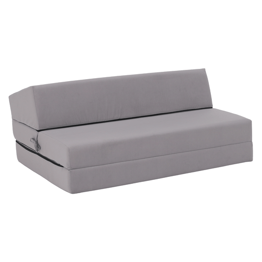 Saltea/scaun pliabil, 2 in 1, gri deschis, VEDIS