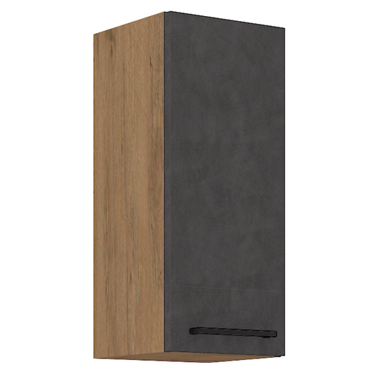 Dulap superior, gri mat/stejar lancelot, VEGA 30 G-72 1F