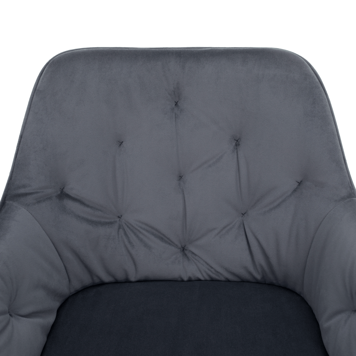 Fotoliu de design, material Velvet gri, VERIO