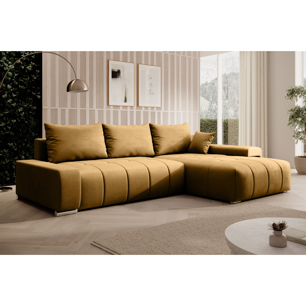 Set canapea universal, muştar, VEZAN ROH