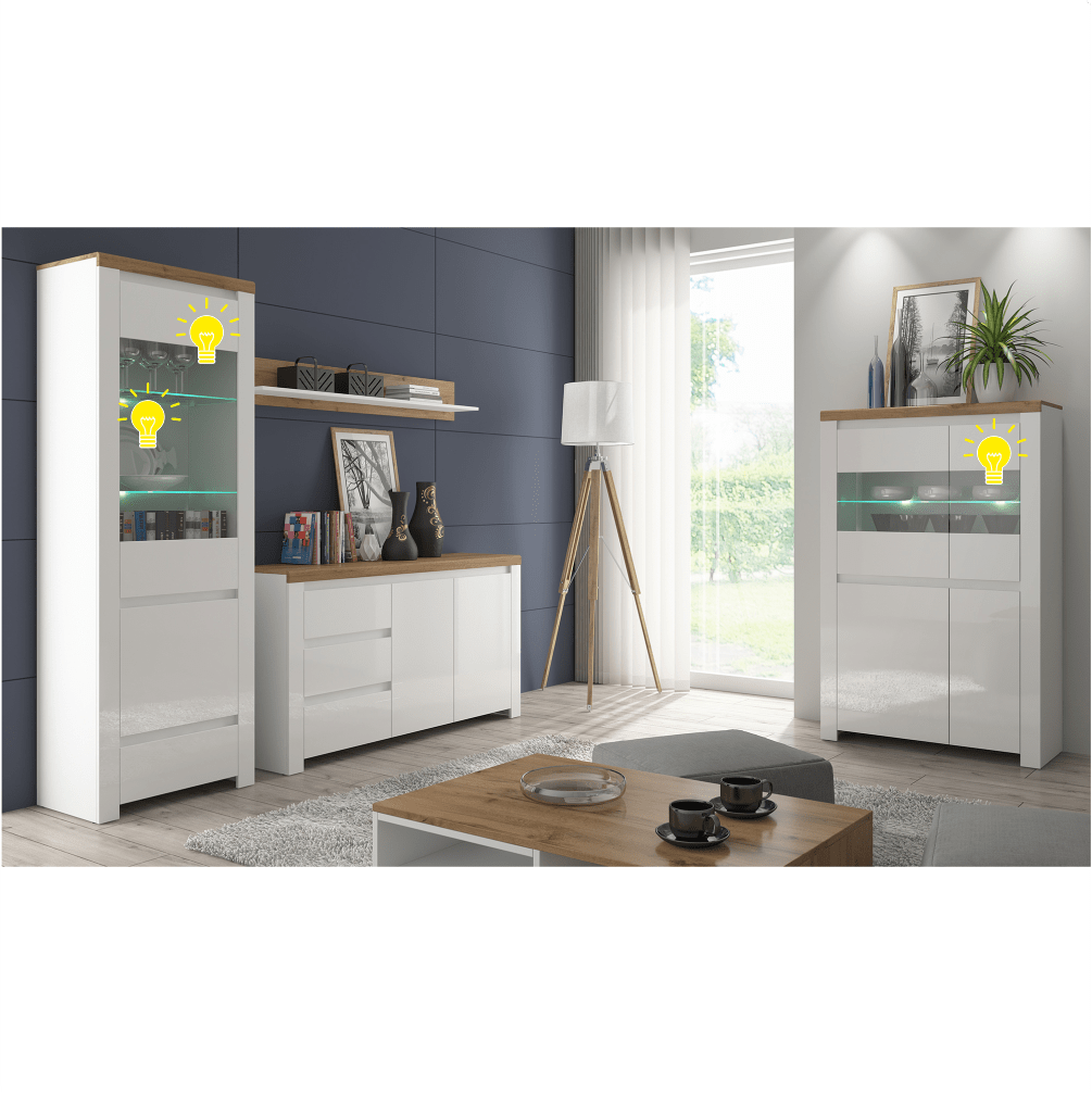 Iluminat cu LED, 4 puncte, alb, LINDY/VILGO/TIFFY