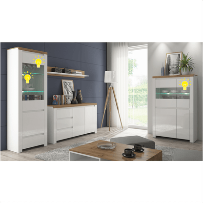 Iluminat cu LED, 4 puncte, alb, LINDY/VILGO/TIFFY
