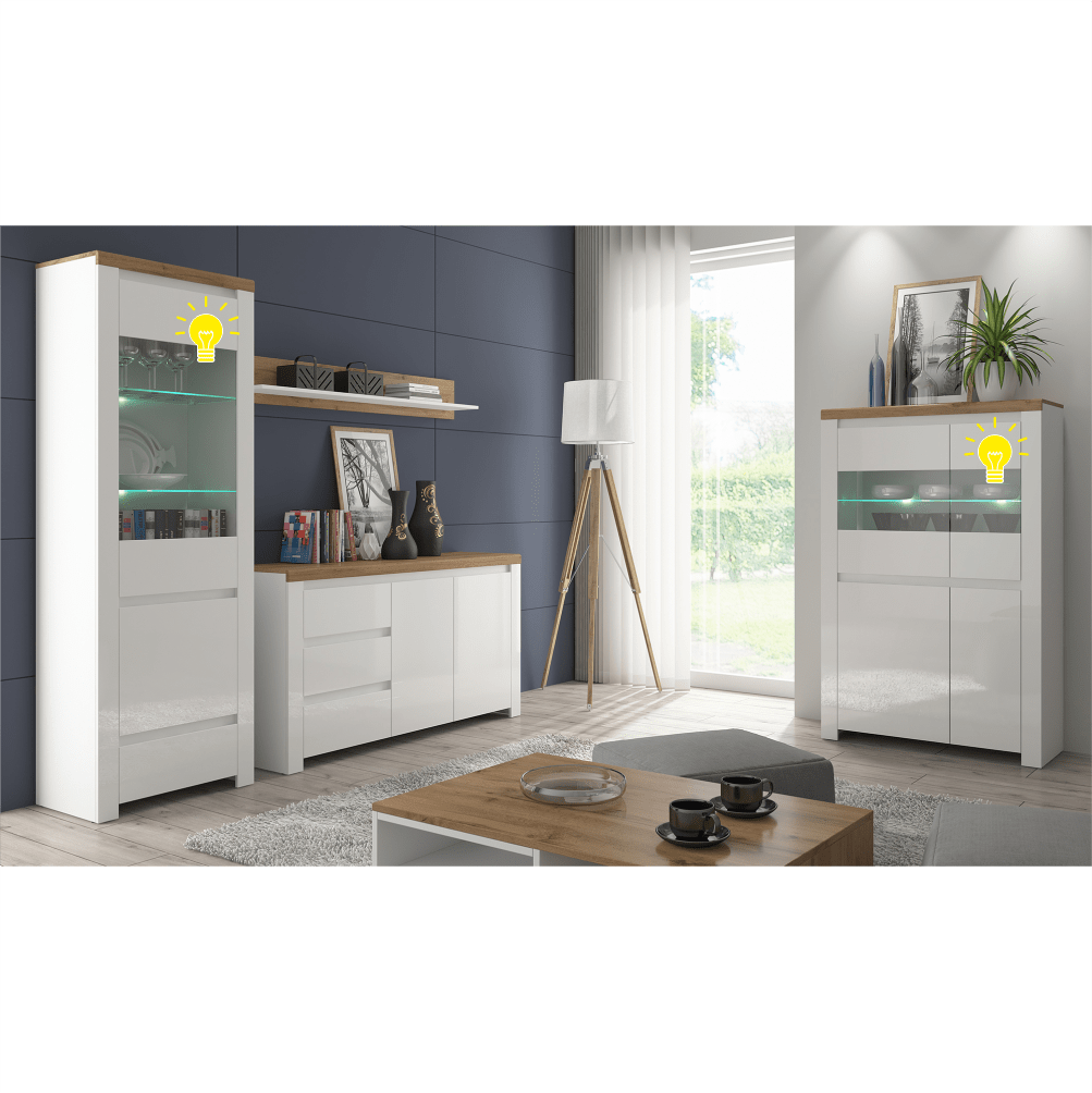 Iluminat cu LED, 2 puncte, alb, LINDY/VILGO