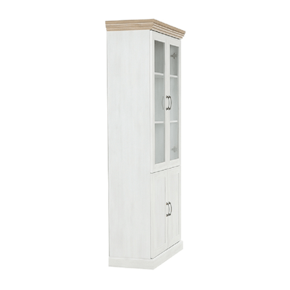 Vitrină, pin nordic/stejar sălbatic, ROYAL W4D
