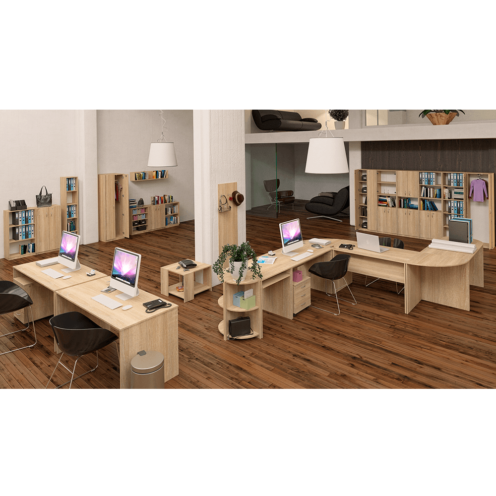 Etajeră, stejar sonoma, TEMPO ASISTENT NEW 009