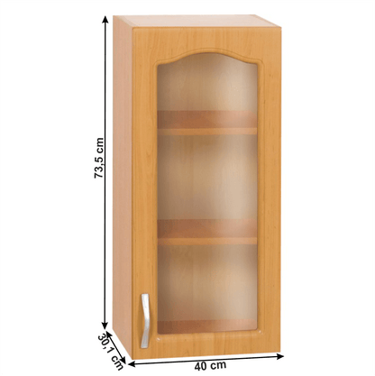 Dulap bucătărie de sus, arin, de dreapta, LORA MDF NEW KLASIK W40S