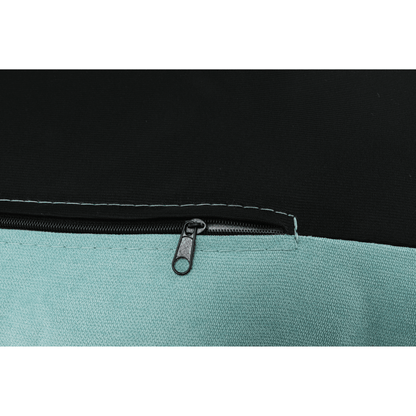 Scaun cu suport pt. picioare, mentol / natural, ZANDER