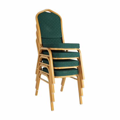 Scaun stivuitor,  verde / vopsea aurie, ZINA 3 NOU