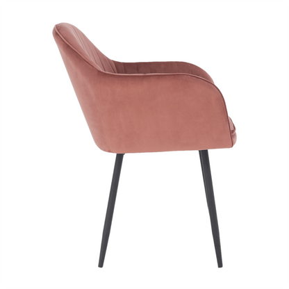 Fotoliu de design, catifea Velvet roz maroniu, ZIRKON