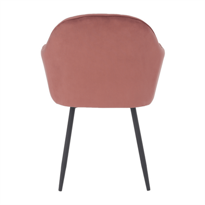 Fotoliu de design, catifea Velvet roz maroniu, ZIRKON
