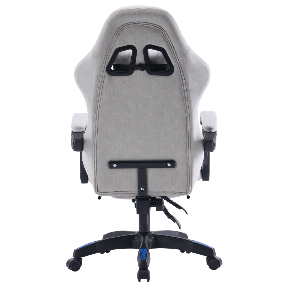 Scaun de birou/gaming, gri/albastru, ZODIA