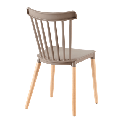 Scaun dining, gri / fag, ZOSIMA