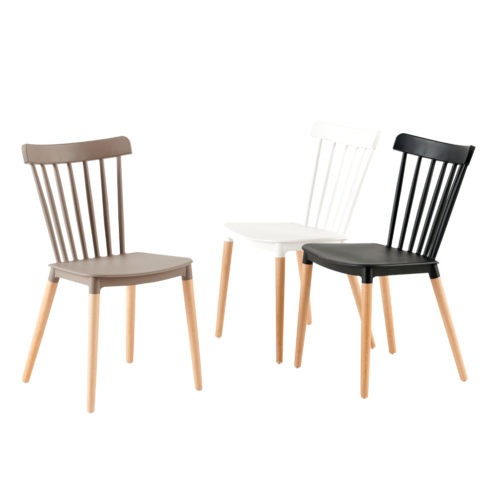 Scaun dining, gri / fag, ZOSIMA